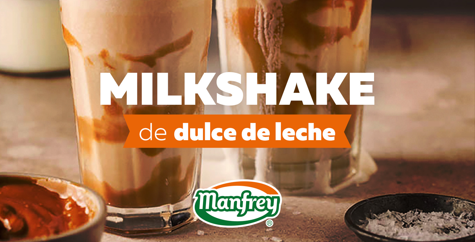 Milkshake de dulce de leche