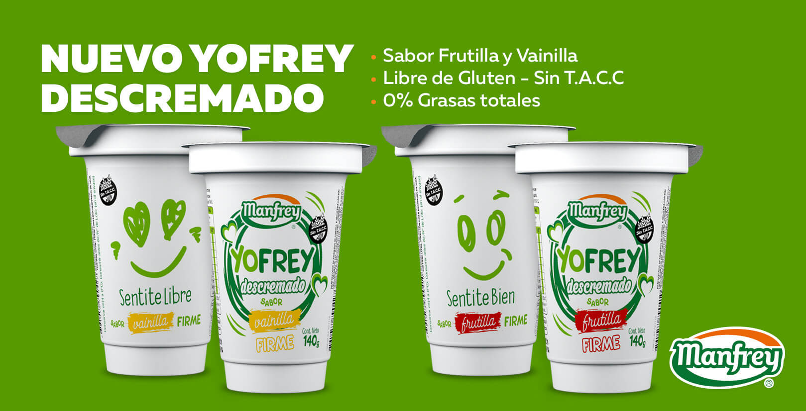 Yogurt Yofrey Dietético Descremado