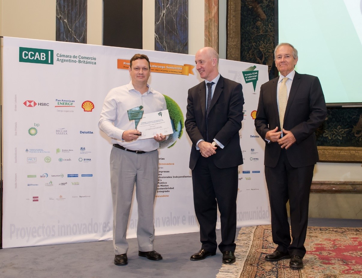 Ganamos el Premio CCAB al Liderazgo Sostenible, categoría Grandes Empresas 2019